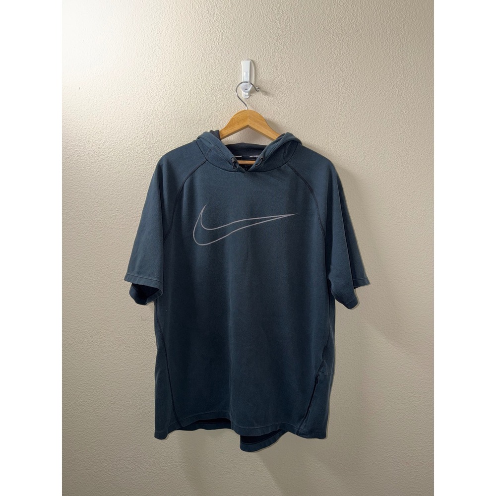 Men's Nike Drifit Running Hooded Shirt Size Large